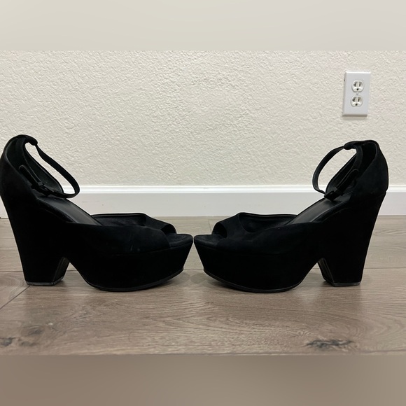 Celine black block platform heels Sz.38 - Picture 8 of 11